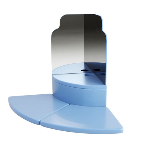 Corner Plinth with Mirrors and Floor Mats-Bubble Tube Accessories,Floor Padding,homebt,Learning SPACE,Plinths,Sensory Room Furniture,Soft Play Sets-Learning SPACE