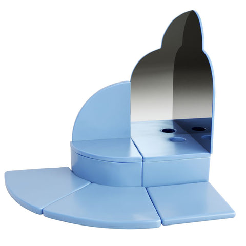 Corner Plinth with Mirrors and Floor Mats-Bubble Tube Accessories,Floor Padding,homebt,Learning SPACE,Plinths,Sensory Room Furniture,Soft Play Sets-Learning SPACE