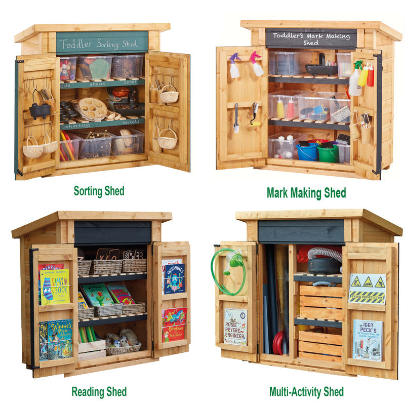 Cosy Sheds & Dens Set 1, Learning SPACE
