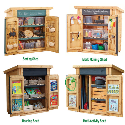 Cosy Sheds & Dens Set 1, Learning SPACE
