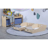 Cosy Stacking Sleeping Pod with Mattress Single, Learning SPACE