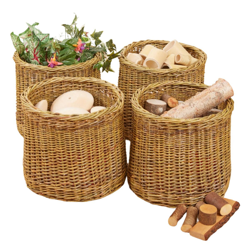 Cosy Super Strong Wicker Seat & Storage (4Pk), Learning SPACE