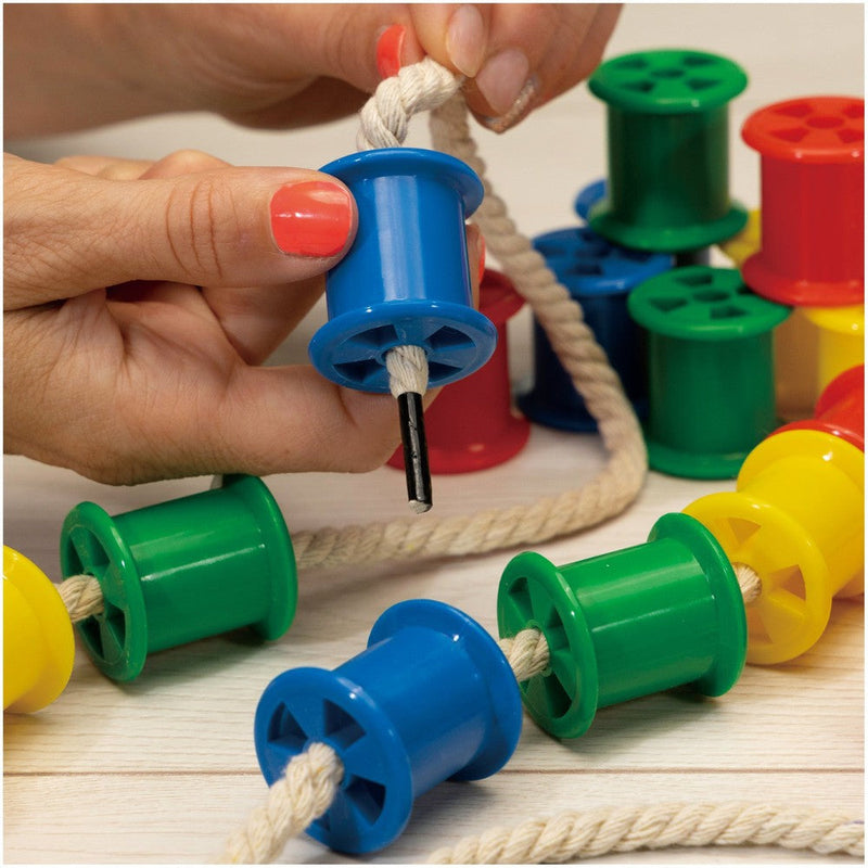 Cotton Reels - Hand-eye co-ordination, Learning SPACE