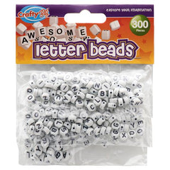 Crafty Bitz - 300 Letter Beads, Learning SPACE
