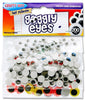 Crafty Bitz Assorted Self Adhesive Googly Eyes - 200, Learning SPACE