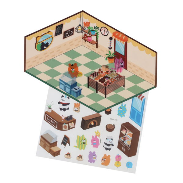 Crafty Bitz Create Your Own Sticker Scene, Decorative Stickers Learning SPACE