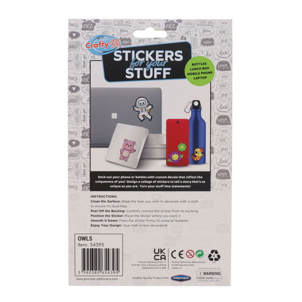 Crafty Bitz Stickers For Your Stuff, Decorative Stickers Learning SPACE