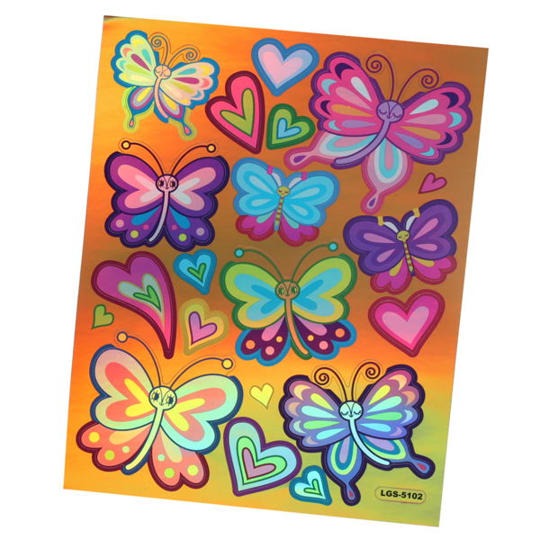 Crafty Bitz Stickers For Your Stuff, Butterflies Decorative Stickers Learning SPACE