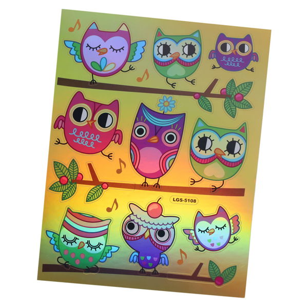 Crafty Bitz Stickers For Your Stuff, Owls Decorative Stickers Learning SPACE