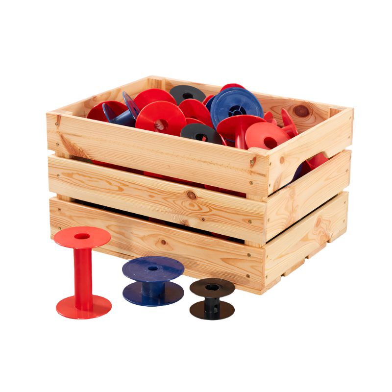 Crate Of Mini Cable Drums (60Pk), Learning SPACE
