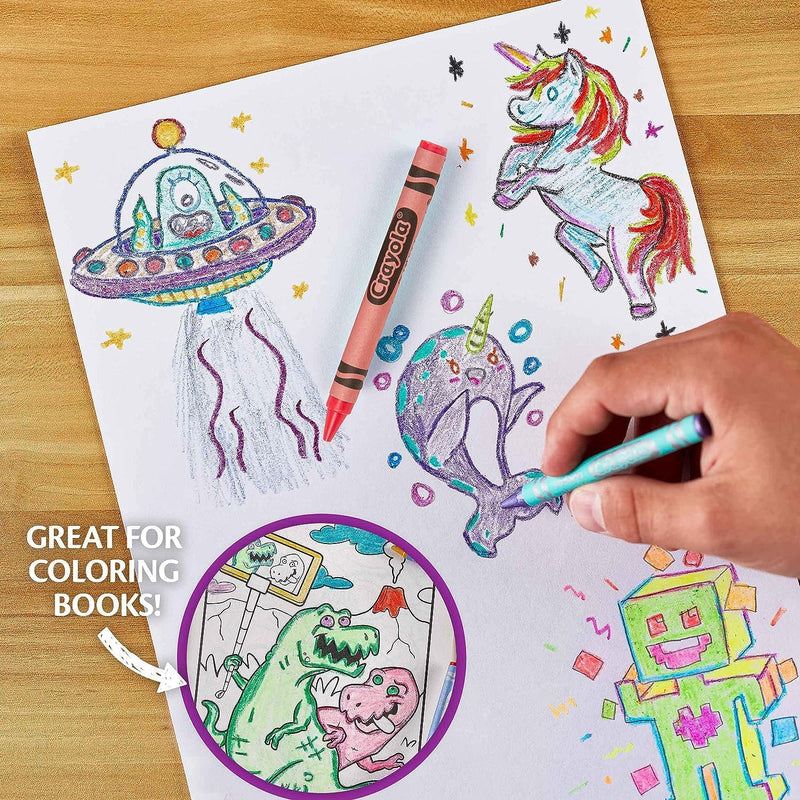Crayola 288-Piece Crayon Set – 72 Assorted Colours, Learning SPACE