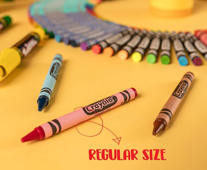Crayola 288-Piece Crayon Set – 72 Assorted Colours, Learning SPACE
