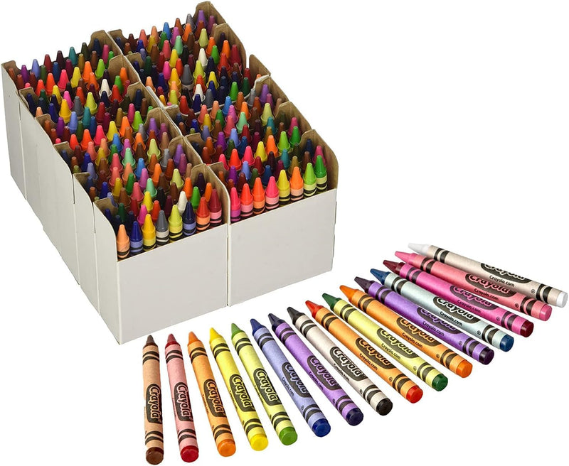 Crayola 288-Piece Crayon Set – 72 Assorted Colours, Learning SPACE