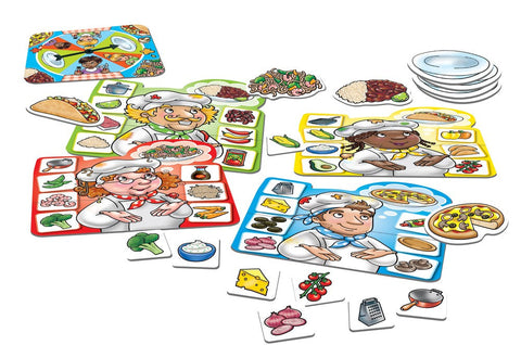 Crazy Chefs Game - Matching Game-Early years Games & Toys,Games & Toys,Gifts For 3-5 Years Old,Imaginative Play,Kitchens & Shops & School,Learning Activity Kits,Orchard Toys,Play Kitchen Accessories,Pretend play,Primary Games & Toys,Stock,Table Top & Family Games-Learning SPACE