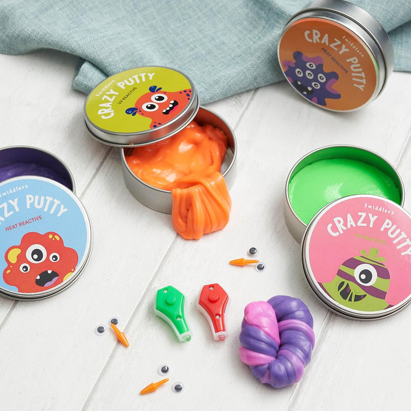 Crazy Colour Changing Putty 4 pack, Learning SPACE