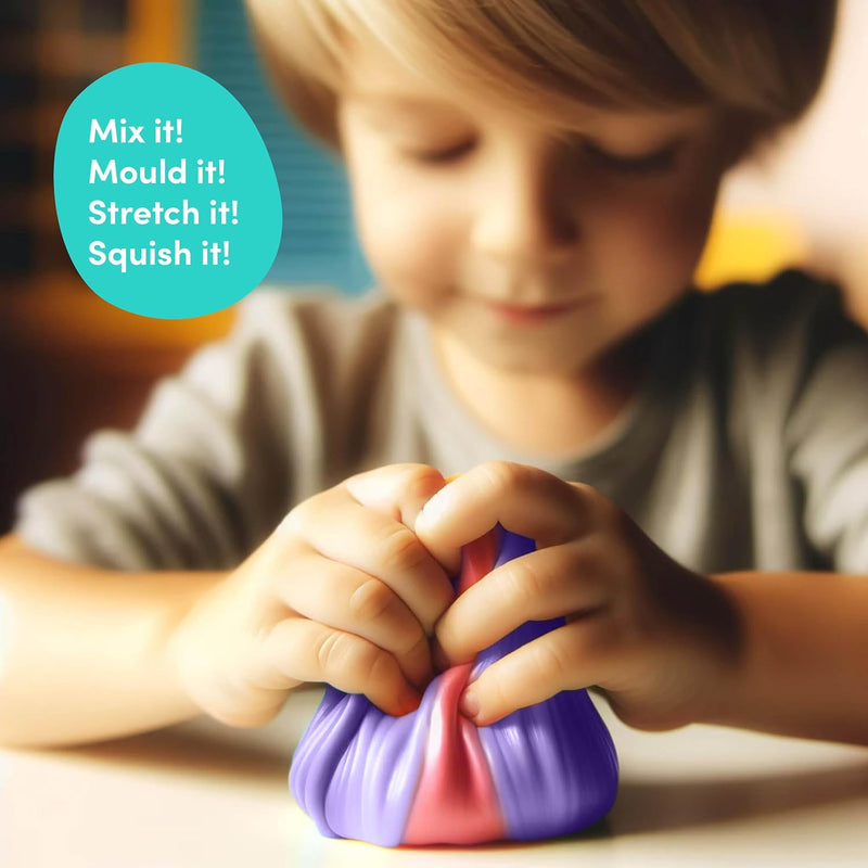 Crazy Colour Changing Putty 4 pack, Learning SPACE