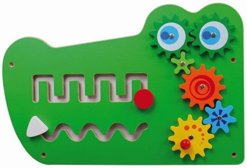 Crocodile Activity Wall Panel Toy-Musical Toys-Additional Need,Best Seller,Down Syndrome,Fine Motor Skills,Gross Motor and Balance Skills,Helps With,Lacing,Maths,Neuro Diversity,Nursery,Primary Maths,SCOTEXCEL,Sensory Wall Panels & Accessories,Shape & Space & Measure,Sound,Stock,Strength & Co-Ordination,Tactile Toys & Books,Tracking & Bead Frames,Viga Activity Wall Panel-Learning SPACE