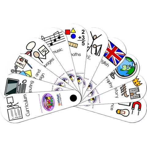 Curriculum At School Subject Symbol Fan, Hand Fans Learning SPACE
