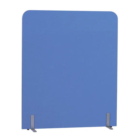 Curved SpaceDividers, 1000mm(w) X 1200mm(h) Blue Learning SPACE