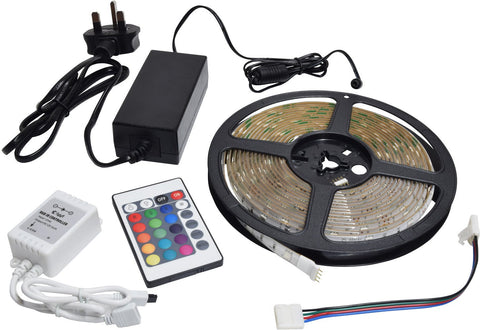 DIY LED Tape - 5m Multi Coloured Lighting-AllSensory,Chill Out Area,Lyyt Lights,Sensory Ceiling Lights,Stock,Teenage Lights,Visual Sensory Toys-Learning SPACE