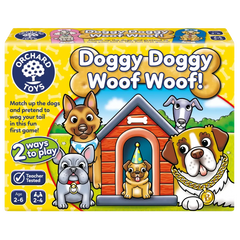 DOGGY DOGGY WOOF WOOF! Matching Game-Animals,Games & Toys,Gifts For 2 Year Olds,Memory Pattern & Sequencing,Orchard Toys,Table Top & Family Games-Learning SPACE