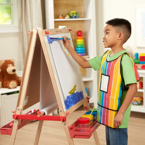 Deluxe Standing Art Easel – Inspire Creativity from Every Angle!-Art Materials,Arts & Crafts,Atelier,Drawing & Easels,Early Arts & Crafts,Nurture Room,Painting Accessories,Primary Arts & Crafts,Stock-Learning SPACE