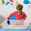 Desk Top Water Tray Stand with Clear Water Activity Tray, Learning SPACE