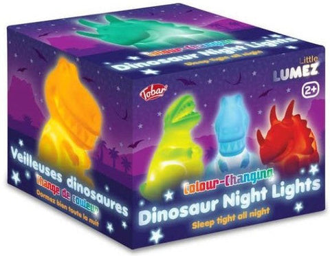 Dinosaur Night Lights-AllSensory,Calmer Classrooms,Dinosaurs. Castles & Pirates,Helps With,Imaginative Play,Life Skills,Lumez,Sensory Light Up Toys,Sleep Issues,Stock,Tobar Toys,Visual Sensory Toys-Learning SPACE