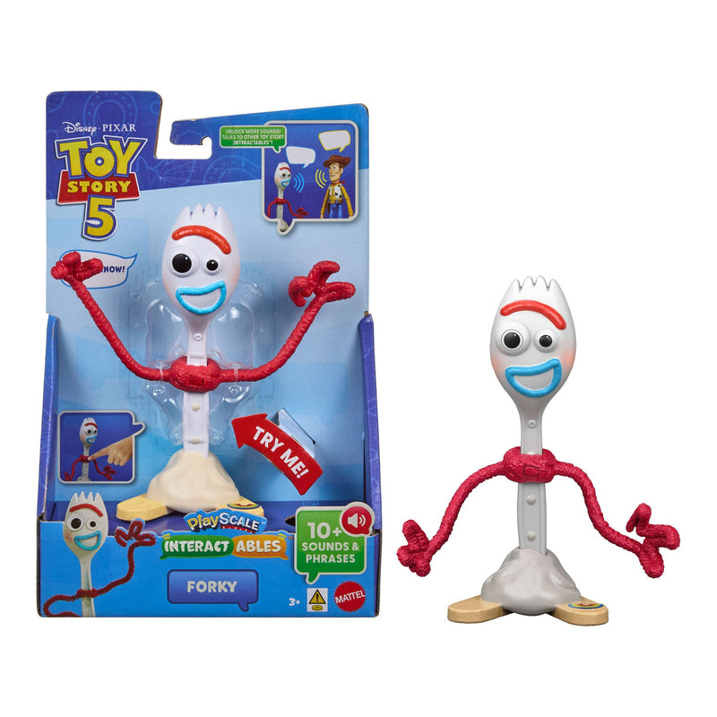 Disney and Pixar Toy Story 5 Interactables Talking Forky Figure, Learning SPACE