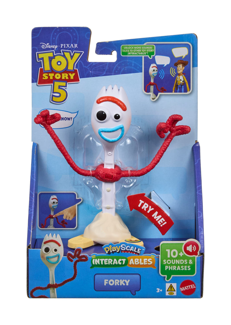 Disney and Pixar Toy Story 5 Interactables Talking Forky Figure, Learning SPACE