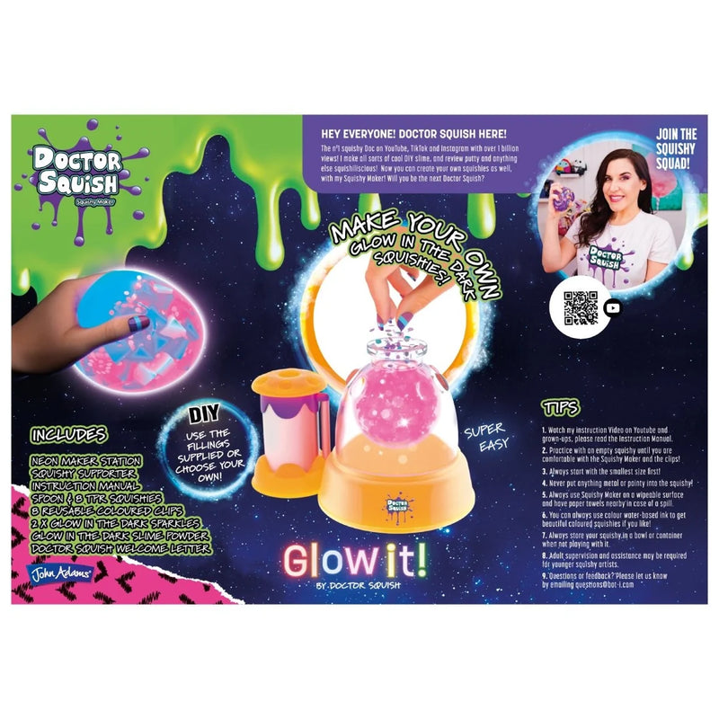 Doctor Squish Glow It Squishy Maker, Learning SPACE