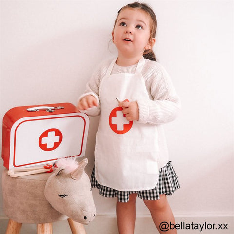 Doctors Kit - Pretend Play-Pretend Play-Bigjigs Toys,Dress Up Costumes & Masks,Fire. Police & Hospital,Gifts For 2-3 Years Old,Imaginative Play,Role Play,Stock-Learning SPACE