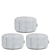 Driftwood Printed Stool Bean Bag Sets, Small set of 3 Learning SPACE