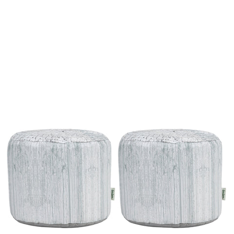 Driftwood Printed Stool Bean Bag Sets, Large set of 2 Learning SPACE