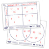 Dry Erase Pupils Carroll & Venn boards A5 Pack of 30, Learning SPACE