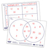 Dry Erase Pupils Carroll & Venn boards A5 Pack of 30, Learning SPACE