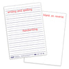 Dry Erase Pupils Literacy Boards A4 Pack of 30, Learning SPACE