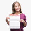 Dry Erase Pupils Literacy Boards A4 Pack of 30, Learning SPACE