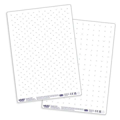 Dry Erase Pupils Matrix Boards A4 Pack of 30, Learning SPACE
