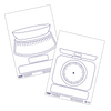 Dry Erase Pupils Weight Boards A5 Pack of 30, Learning SPACE