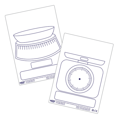 Dry Erase Pupils Weight Boards A5 Pack of 30, Learning SPACE