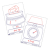 Dry Erase Pupils Weight Boards A5 Pack of 30, Learning SPACE