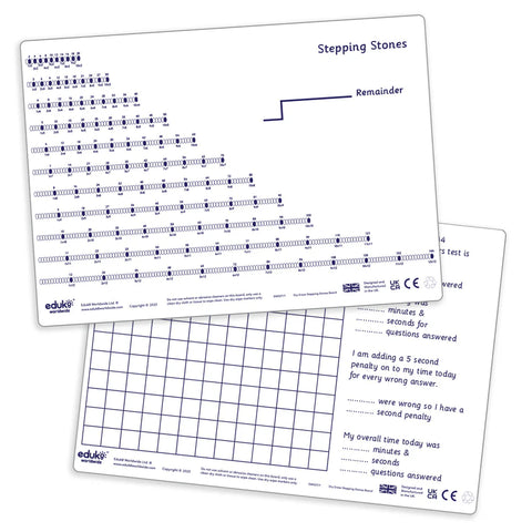 Dry Erase Stepping Stones Teacher Board, Learning SPACE