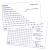 Dry Erase Stepping stones Pupils Boards Pack of 30, Learning SPACE