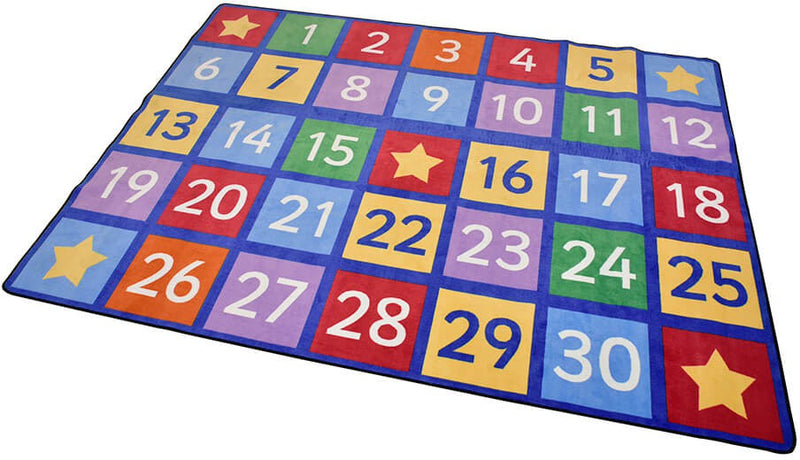 Early Years Indoor Large Numbers Rug (2.57x3.6m), Learning SPACE