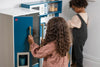 Plum® Bakehouse Traditional Wooden Kitchen with Fridge – Oxford Blue