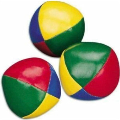 Easy-Grip Synthetic Leather Juggling Balls (Set of 3), Learning SPACE