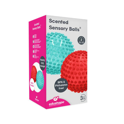 Edushape Scented Sensory Ball (Various colours). Strawberry & Vanilla Scents.-Baby & Toddler Gifts,Baby Toys,Edushape Toys,Sensory Balls,Sensory Smell Equipment,Sensory Smells-Learning SPACE