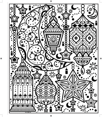 Eid Magic Painting Book, Learning SPACE