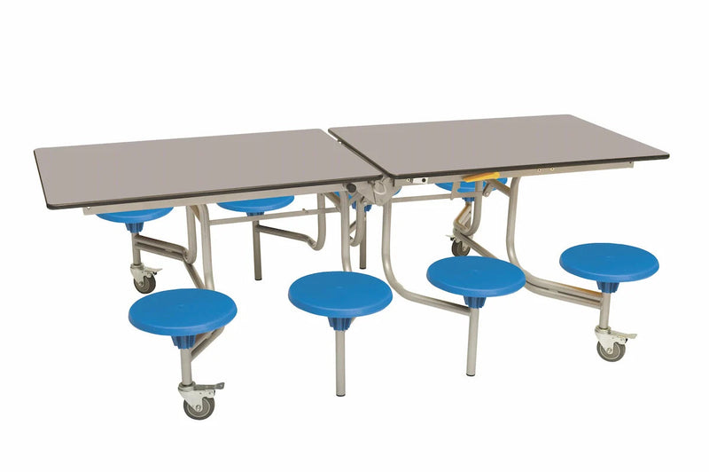 Eight Seat Rectangular Mobile Folding Table - Suitable for age group 7 – 11 years, Learning SPACE